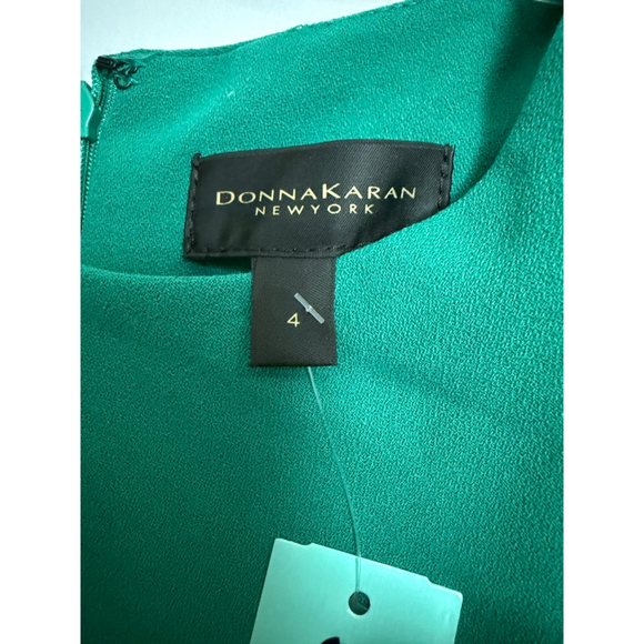 NEW Donna Karan Women's Green Cora Fitted Dress Size 4 - Picture 8 of 11